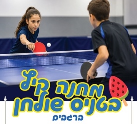 טניס שולחן בקיץ